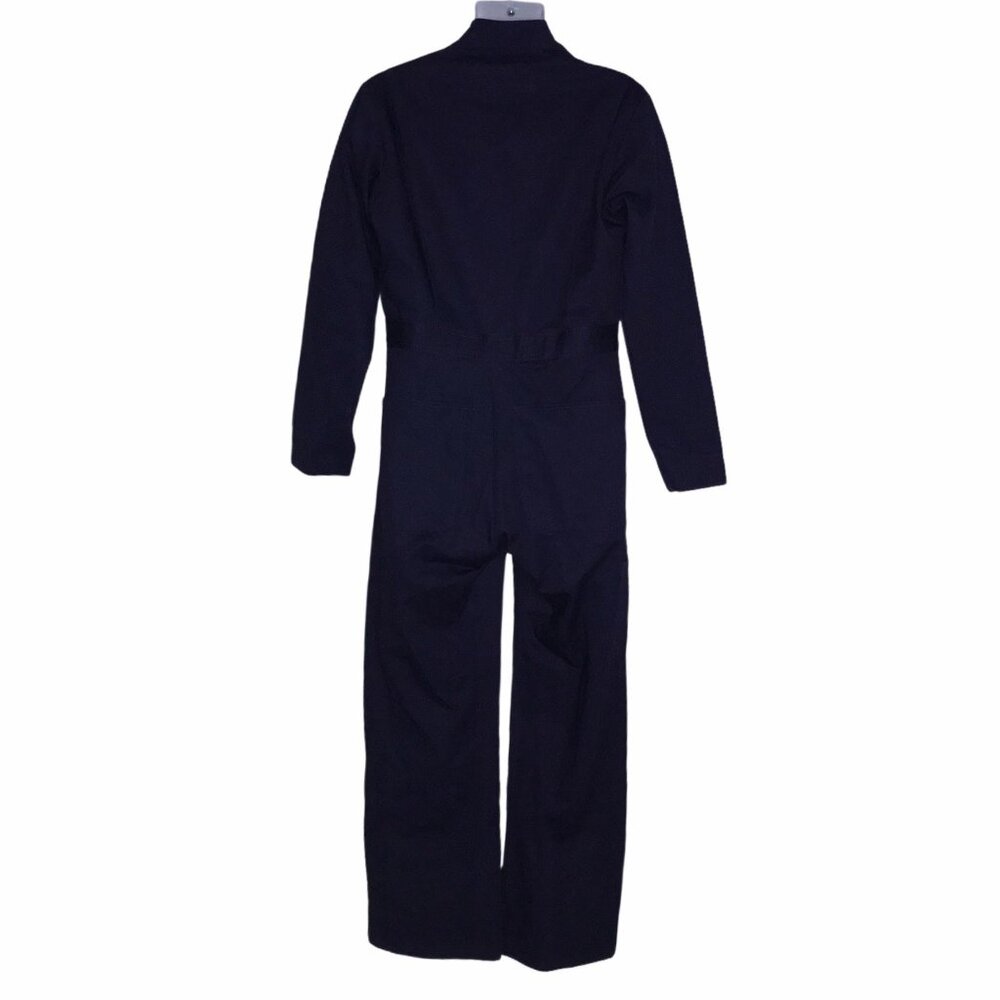 Red Kap Blue Twill Mens Coveralls 42-LN Long Pre-Shrunk Long Sleeve Workwear - Picture 5 of 8